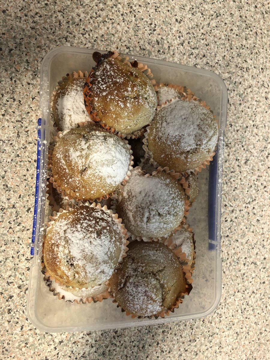 Beautifully baked breakfast muffins made by year10 today. Hopefully some made it home!!
