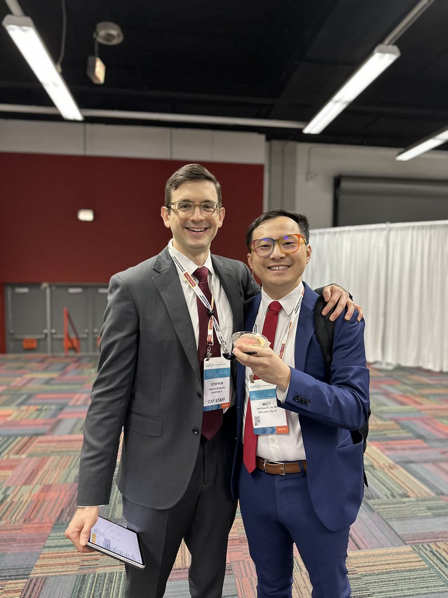 Mattcrophage's tweet photo. As another @pathologists conference comes to an end, I just want to give the biggest shout out to the CAP staff; without y’all, all of this would fall apart. Thank you for all the hard work you do!
#CAP23 #pathtwitter #CAPnow https://t.co/6ymkKH9qZW