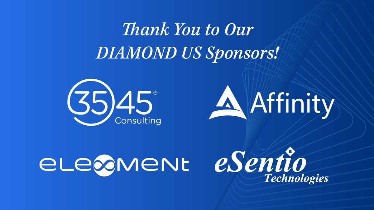 💎Sending a big THANK YOU to the US Diamond Sponsors of #NDInspire23. Your support &amp; partnership are very much appreciated. Be sure to check out their educational sessions on Tues 10/24, only at Inspire.

There’s still time to register — see the agenda:  netdocuments.com/inspire