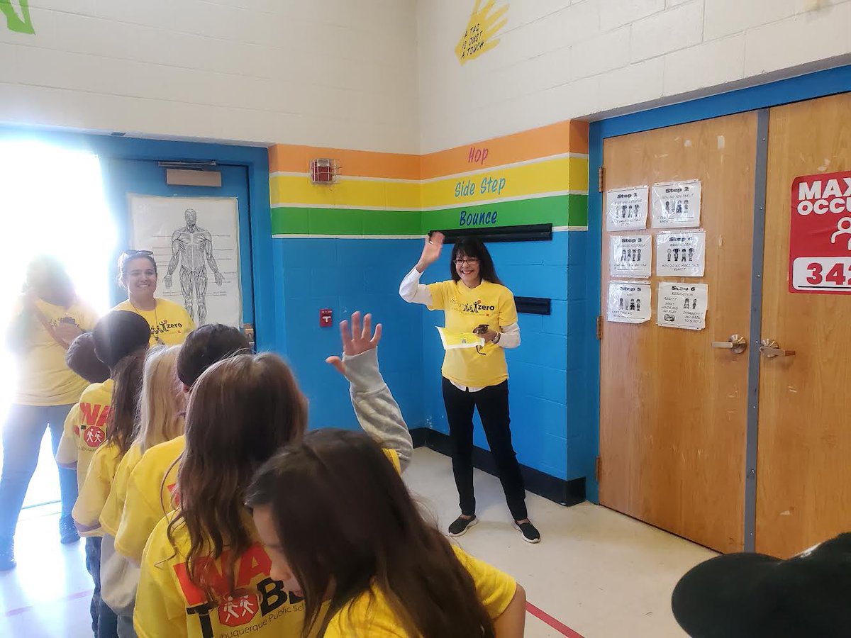 Amazing start to Walk-Tober last Wednesday! Look at our third graders go!! 
<a href="/ABQschools/">Albuquerque Public Schools</a>