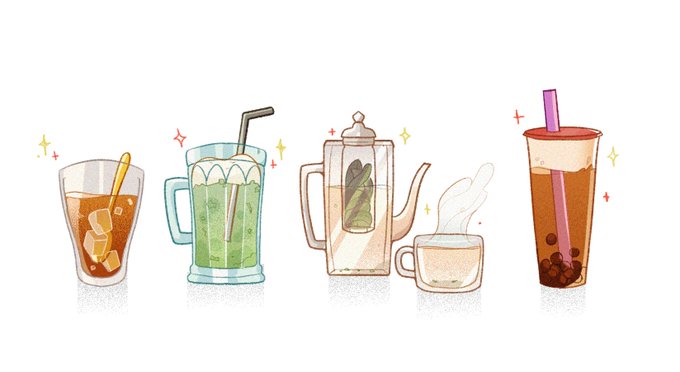 「bubble tea white background」 illustration images(Latest)