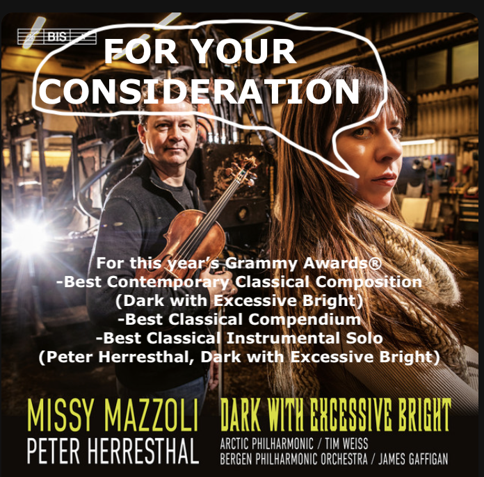 FYC-Grammy® voting starts tomorrow and tracks from my latest album Dark with Excessive Bright are in the running in 3 categories: Best Contemporary Classical Composition Best Classical Compendium Best Classical Solo Performance Available on all streaming platforms. Thanks all!