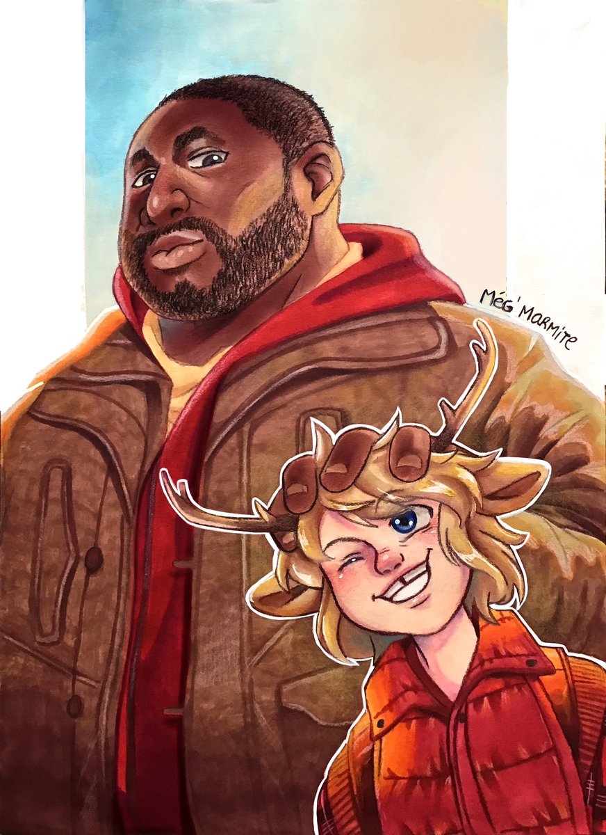 MegMarmite's tweet photo. Illustration de Septembre sur le thème de #sweettooth
J’avais un peu peur de la faire étant totalement en dehors de ma zone de confort mais au final je l’aime beaucoup !

#netflix #sweettoothnetflix #nonsoanozie #chritstianconvery https://t.co/yyt1EVzF8n