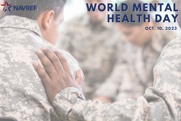 On #WorldMentalHealthDay, #NAVREF stands with our nations heroes and their mental wellbeing. We're proud of our membership and all their work to support critical research and education for veterans' mental health! #VeteransMentalHealth #SupportOurVeterans #VA #VAResearch