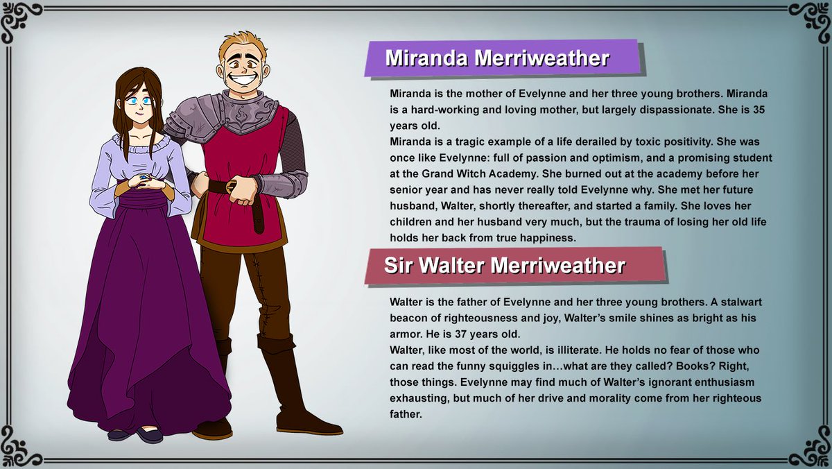 🎙️ CASTING - PAID VO ROLE 🎙️

Walter Merriweather (37) - the father of the main character, Evelynne. He lives in the equivalent of Medieval England. He’s a knight whose smile shines as bright as his armor; a big, dumb, lovable, righteous optimist.

Email thecolinmccall@gmail.com!