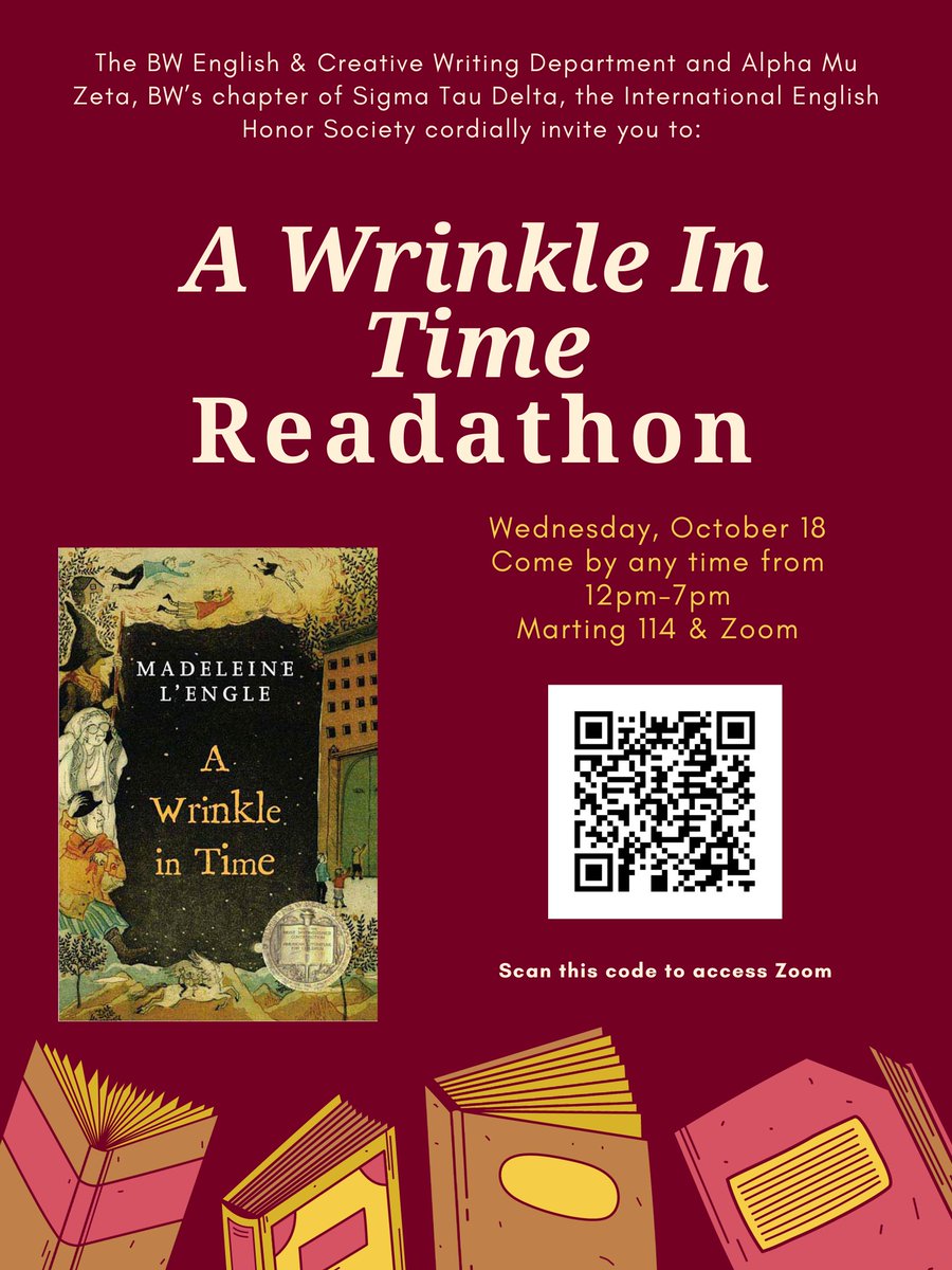 It's that time of year again—stop by Wednesday, October 18th for our annual READATHON! Stay as little or as long as you'd like, feel free to read with us or sit back and listen! We hope to see you there! 🌌📖