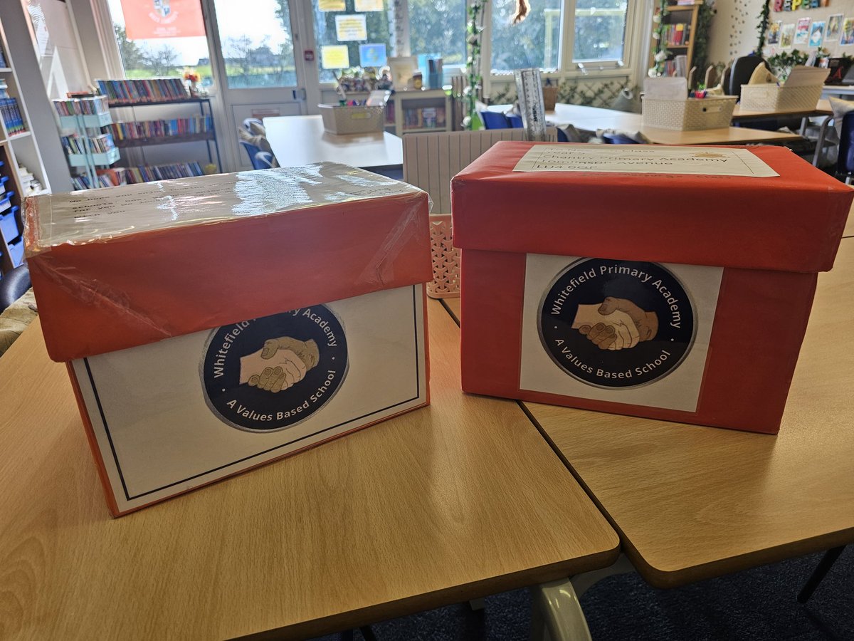 pioneer_trust's tweet photo. Exciting times for our Pioneer Year 5 classes this week as they swapped their 'schools' linking' identity boxes! 10 classes &amp; 190 children are involved in this year's project, making new friends, learning new things &amp; breaking down barriers! A terrific values-based initiative! 😍 https://t.co/oOwZ6k6lVH