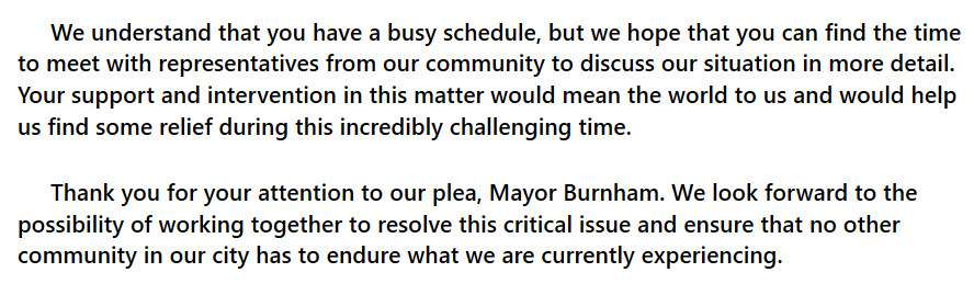 HelpSkyline's tweet photo. An open letter to @AndyBurnhamGM from the residents of Skyline Chambers. https://t.co/bXDduGDMhr