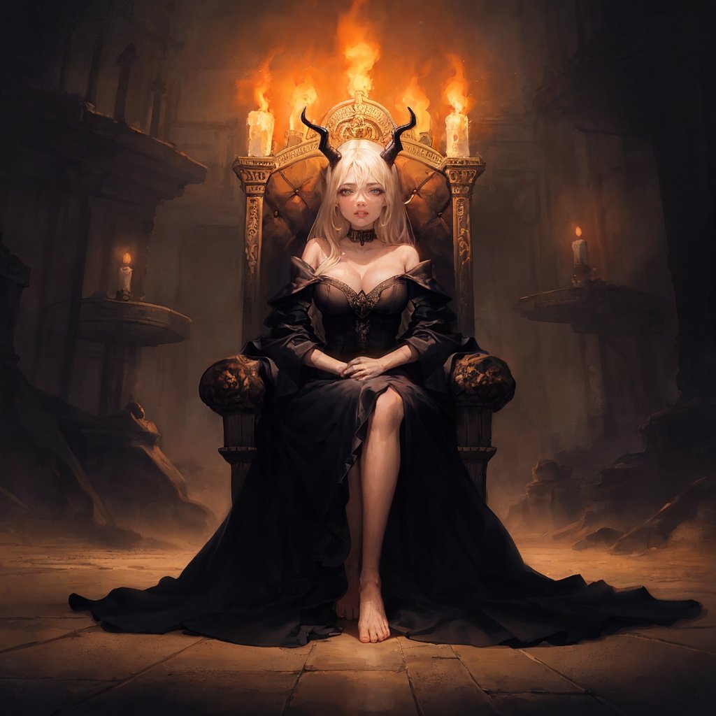 Lydia00Ai's tweet photo. Demon Princess #女の子 #美少女 #girl #金髪 #blonde #悪魔 #demon #鬼娘 #AIイラスト #AIart #pixiv https://t.co/sskCq8IByp https://t.co/msfLcvZEMI