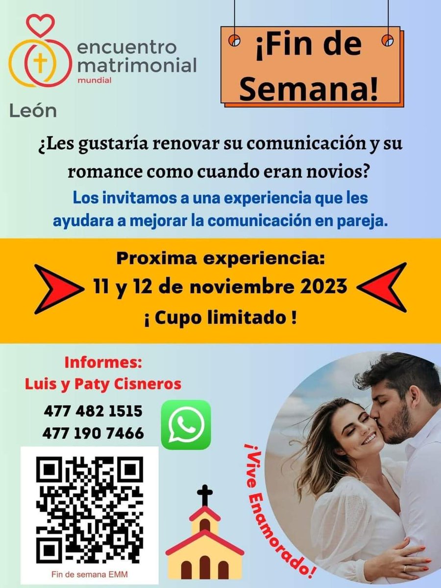 rosadesiempre's tweet photo. Ven a mejorar tu relación, matrimonio. El último del año en #León #Guanajuato #GTO #Familia #EMMleón https://t.co/1JCfNEh8me