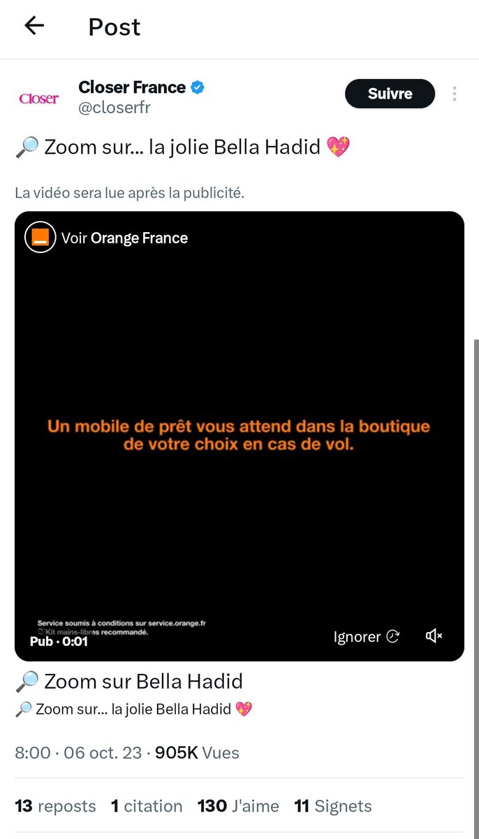 MDRRRRR
mais ils sont sérieux là ?
J'ai une PUB AVANT UNE PUB que je ne souhaite pas voir ???!???!! 🤯