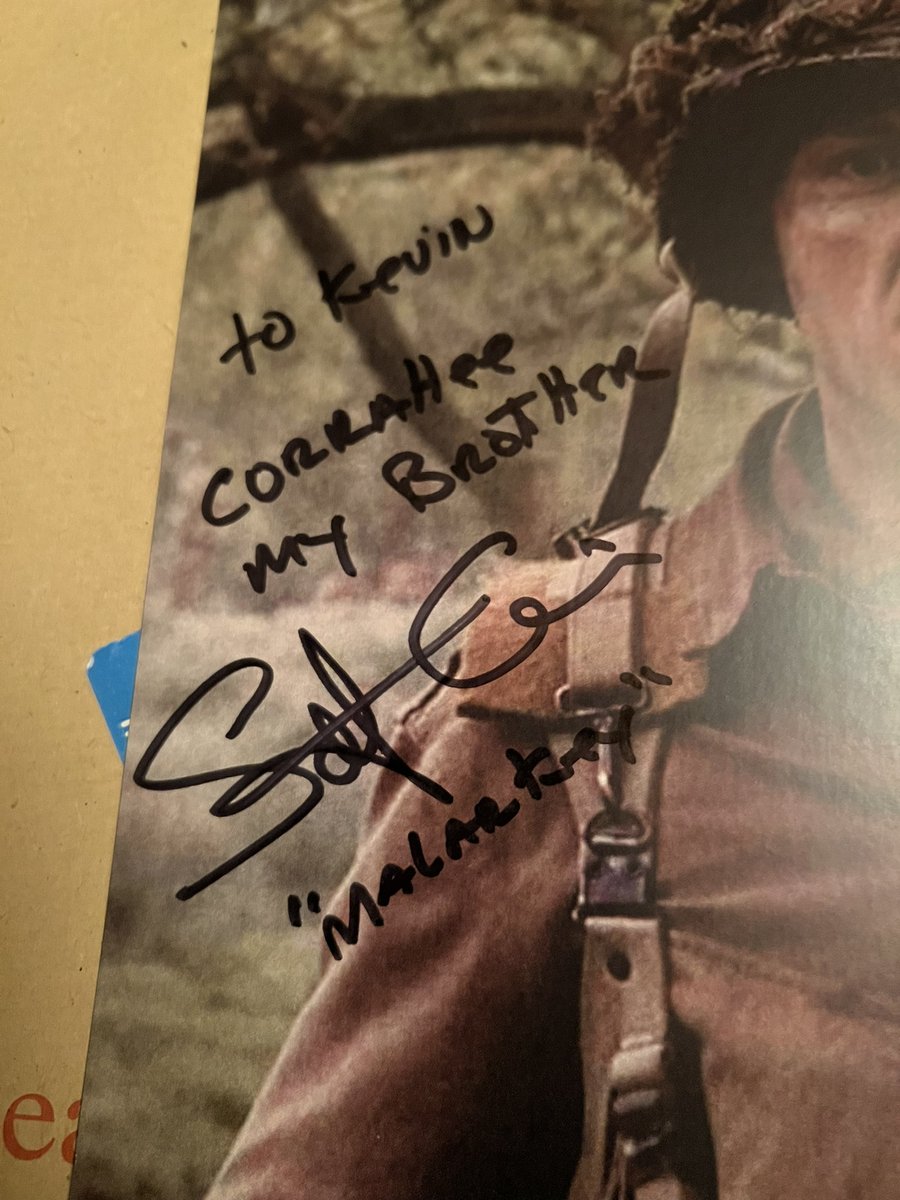 Thanks a million to both @ScottGrimes and @CurraheeSignin1 for this! #BandOfBrothers