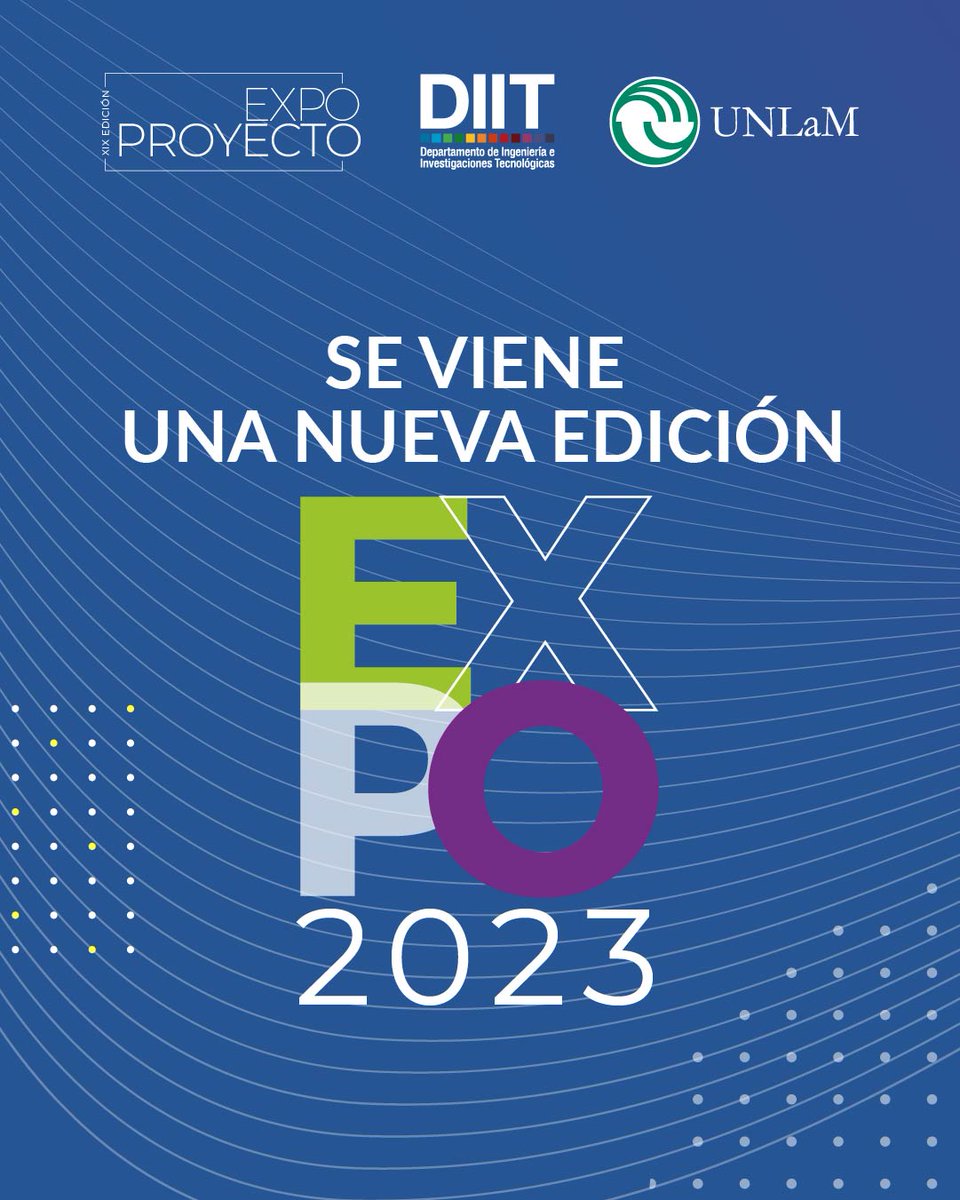 DiitUnlam's tweet photo. EXPOPROYECTO 2023
Del 24 al 26/10
Vas a poder participar de charlas y conferencias, y ver los trabajos que presentan alumnos del DIIT y de escuelas técnicas de la zona.
¡Seguinos en nuestras redes para enterarte de todas las novedades de esta nueva exposición!
#expoproyecto https://t.co/hYMxxiVbed