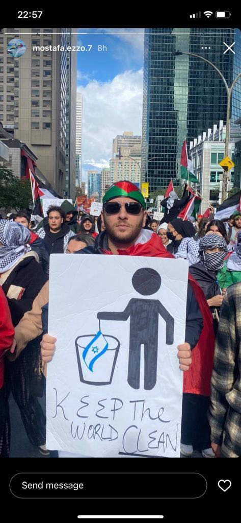 StopAntisemites's tweet photo. Ezzo has now deleted his LinkedIn and other socials. 

@AirCanada we imagine this hatred is a violation of company policy. https://t.co/JaW1CR0CKg