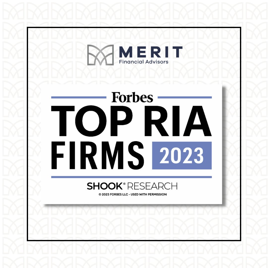 🎉 Exciting news! @meritfinadvisor has earned a spot on the @Forbes Top RIA Firms 2023 list! Thank you to our incredible team and clients for making this possible! 📷 ow.ly/W73750PVhsS #RIAFirm #ForbesTopRIAFirms2023 #WealthManagement #StrongerTogether