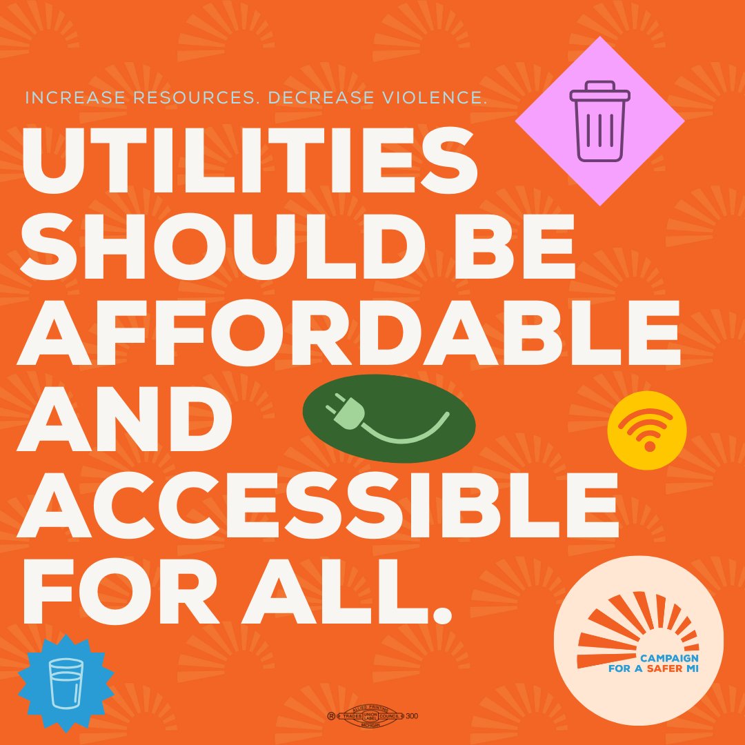 MILiberation's tweet photo. Ensuring that people aren’t saddled with compounding debt doesn’t just benefit them; it improves the safety of communities by ensuring people aren’t forced into desperate situations.

#Campaign4ASaferMI #GVPMI #RootCauseTuesdays #RootCauseSolutions #WaterIsAHumanRight #Water4All https://t.co/EmoZNjDC0y