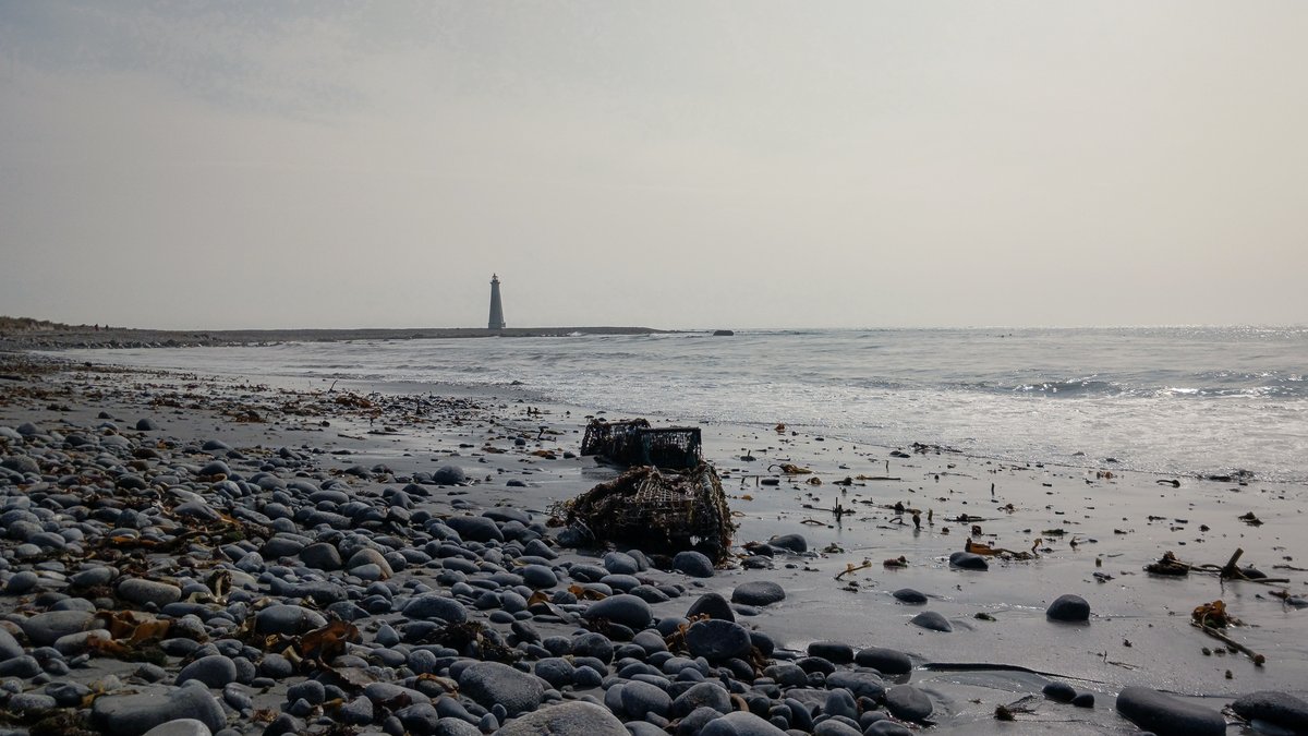 ImagesCoast's tweet photo. The Cape Light at Cape Sable, Shelburne County, Nova Scotia, Canada October 1st 2023 #barren #lighthouses #capesable #NSlighthouses #oceanpollution https://t.co/75ueHhvQ2v