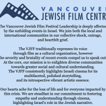 Photo by Vancouver Jewish Film Centre Van Jewish Film Fest (@VJFF)