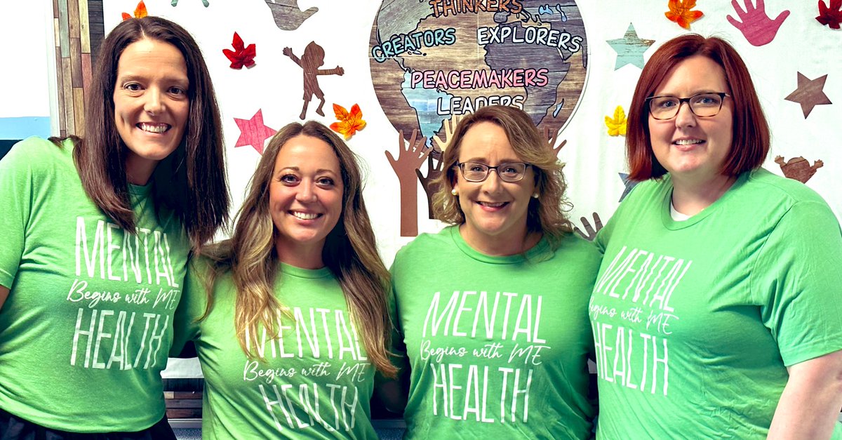 JresRudolph's tweet photo. It’s World Mental Health Day!  
No better way to celebrate than giving the gift of mindfulness!  💚 🔔😮‍💨 @JresRockets https://t.co/cXtKL9PdLK