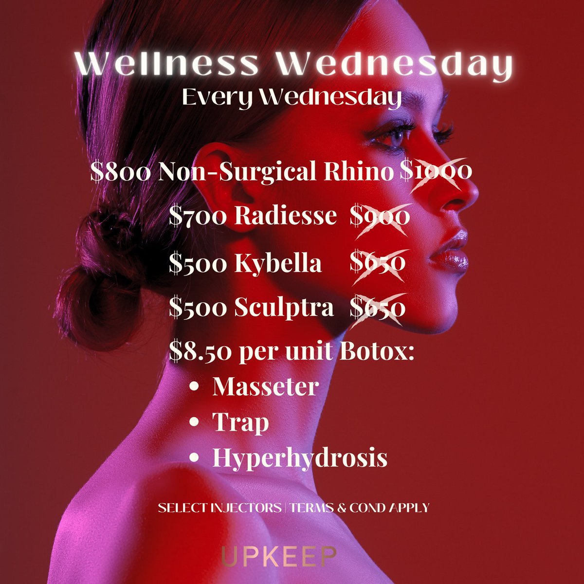 UPKEEPMEDSPA's tweet photo. Welcome to Wellness Wednesdays https://t.co/3DLjK1ywrG
