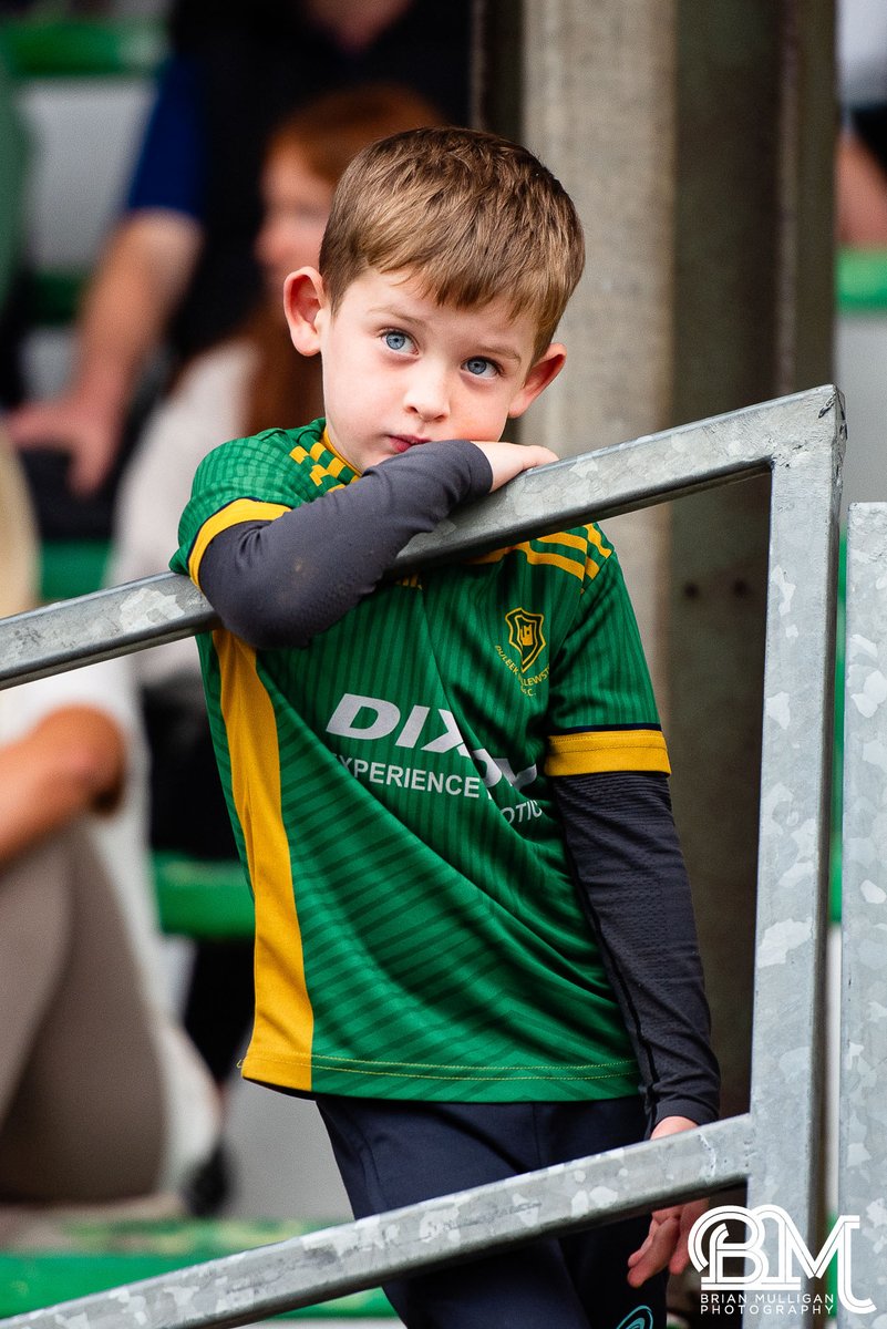 A forlorn young lad watches as the @RathkennyGFC players flood the pitch after the final whistle in the Intermediate Championship Final. An epic game but @DuleekBellewGFC came up just short #gaa #countyfinal @MeathGAA