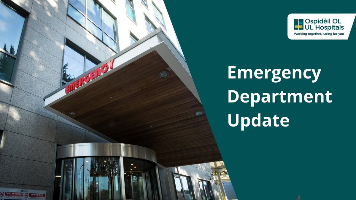 📢📰University Hospital Limerick is currently experiencing exceptionally high demand and we are appealing to the public to consider all care options before presenting at our Emergency Department.
1/2
Read more➡️bit.ly/3FacUFx