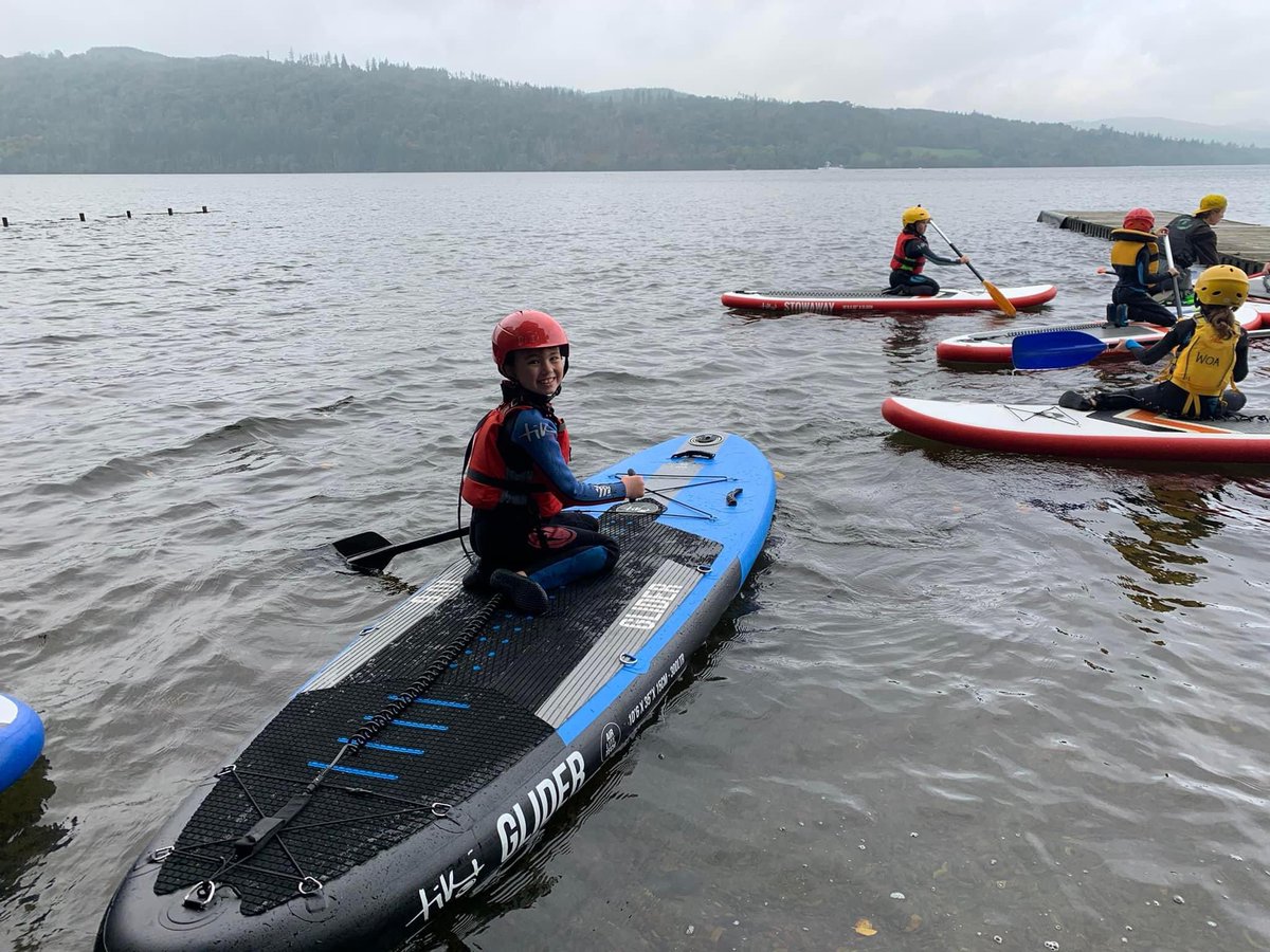 What a brilliant day on Windermere! Class Three loved their first paddleboarding and canoeing session.