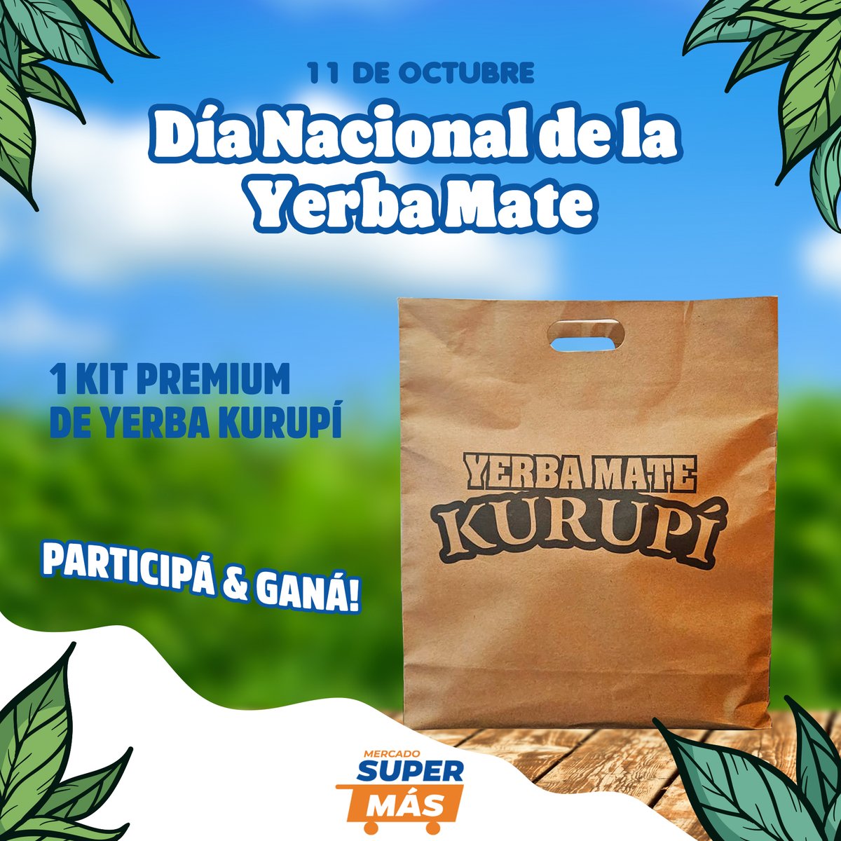 🌱#DíaNacionaldelaYerbaMate🌱 fecha instaurada en 1997 por el decreto presidencial N° 18.528 para valorizar a una de las plantas más entrañables de la cultura paraguaya
Queremos obsequiarte este kit de yerbas para disfrutar de unos tefris con mucho pohã ñana en buena compañia🥰