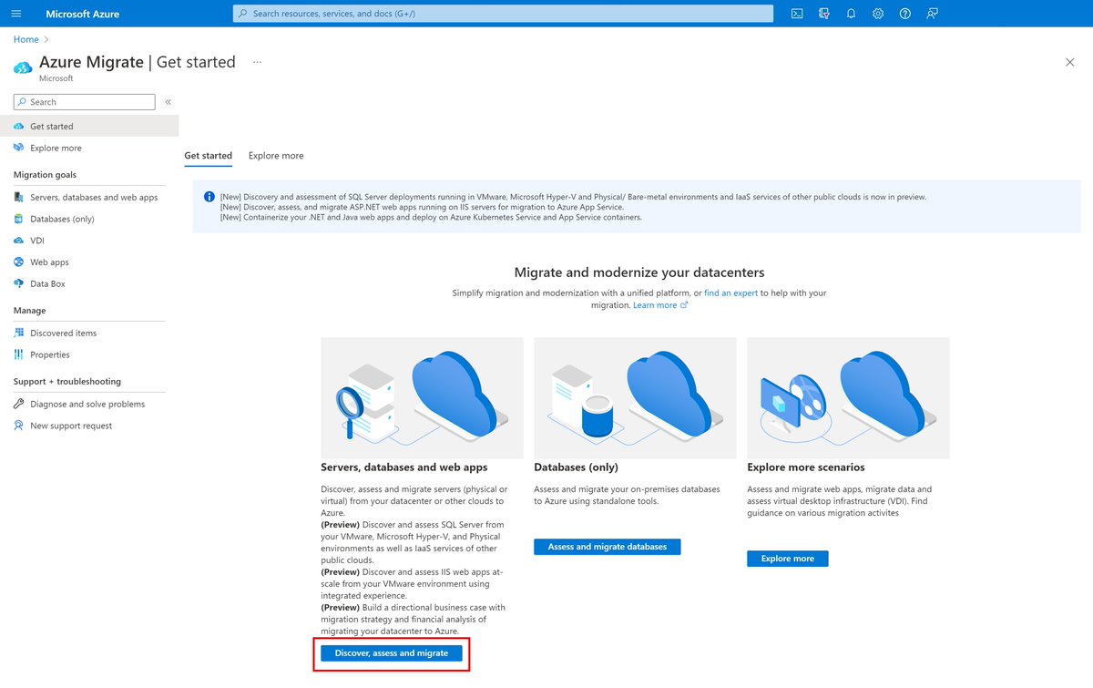 AzureSupport's tweet image. Unlock the potential of #Azure with a well-structured business case! Learn how to leverage #AzureMigrate to assess and plan your on-premises server migration to Azure efficiently. Read more here: msft.it/60119SjiB