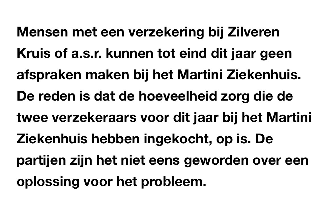 Wat een zeldzaam waardeloos systeem hebben ze toch voor onze zorg bedacht. Mag je op de wachtlijst omdat je verzekeraar niet genoeg zorg heeft ingekocht. Stem in vredesnaam komende maand op de SP en voor een <a href="/NLzorgfonds/">Nationaal ZorgFonds</a>. Zonder al deze onzin. 

rtvnoord.nl/nieuws/1076874…