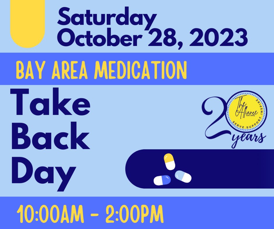 friendswoodisd's tweet photo. The Bay Area Alliance is hosting a medication take back in partnership with local law enforcement agencies. 

Visit here for more information: https://t.co/Rjhq9ctY6n https://t.co/JHQZqrPKs5