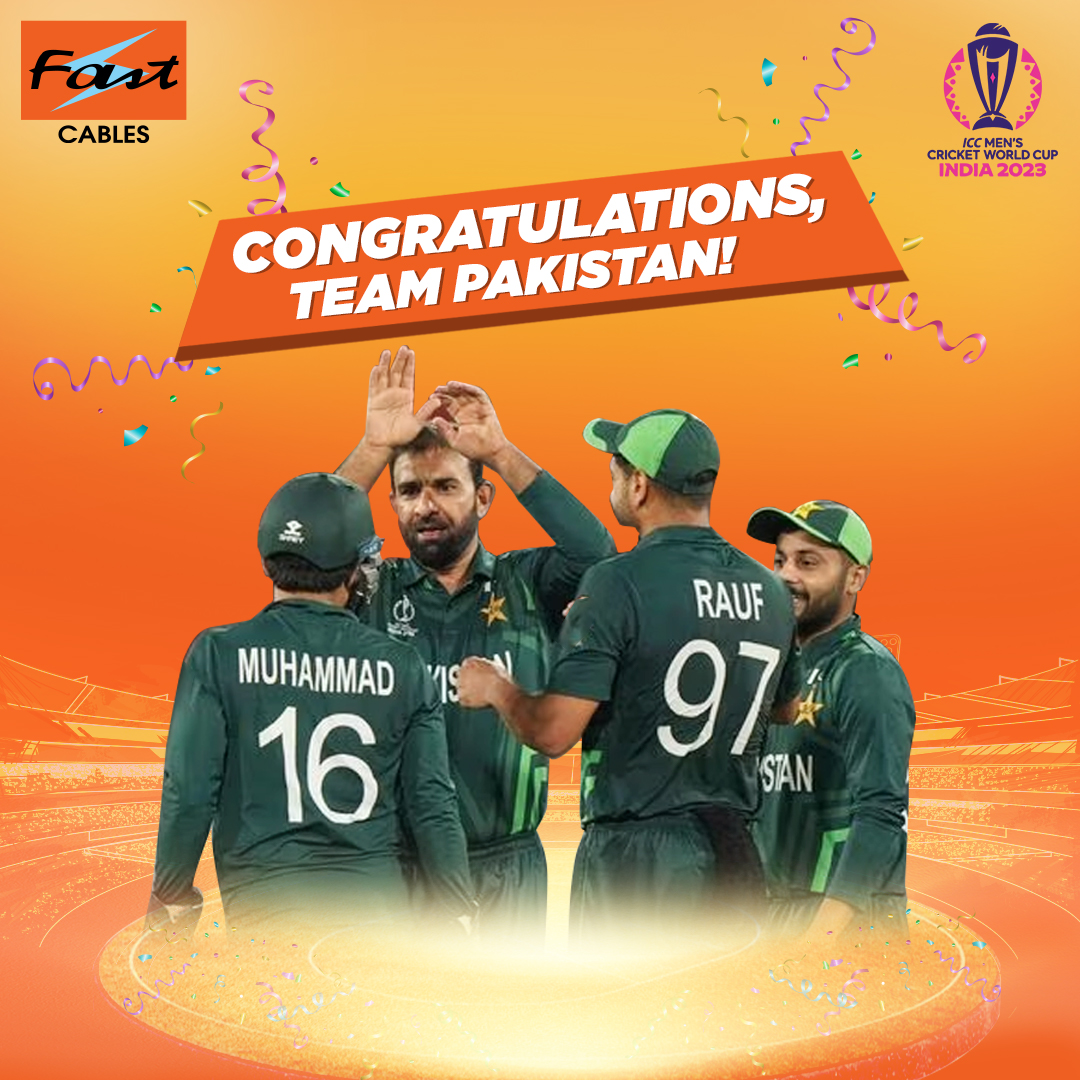 FastCablesLtd's tweet image. Congratulations to the men in green for winning the match against Sri Lanka.

Ab jeet hogi humri!

FAST, Taroon se Sitaroon tak!

#FastCables #RealQuality #TaroonSeSitaroonTak #Worldcup2023 #FastLights #Congratulations