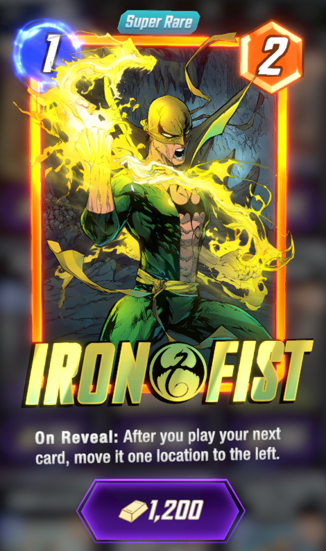dddrewsky's tweet photo. 💰 Daily Offer for Variants! 💰
BRAND NEW IRON FIST!!! Best one in the game?! I'm actually tempted. Captain America's best variant?! Daredevil is awesome. Tempting shop before Midnight Suns! 😱
What's in your shop?! You getting anything?! 👀
#MarvelSnap #dailyOffer #variants https://t.co/3QkVJO2XCJ