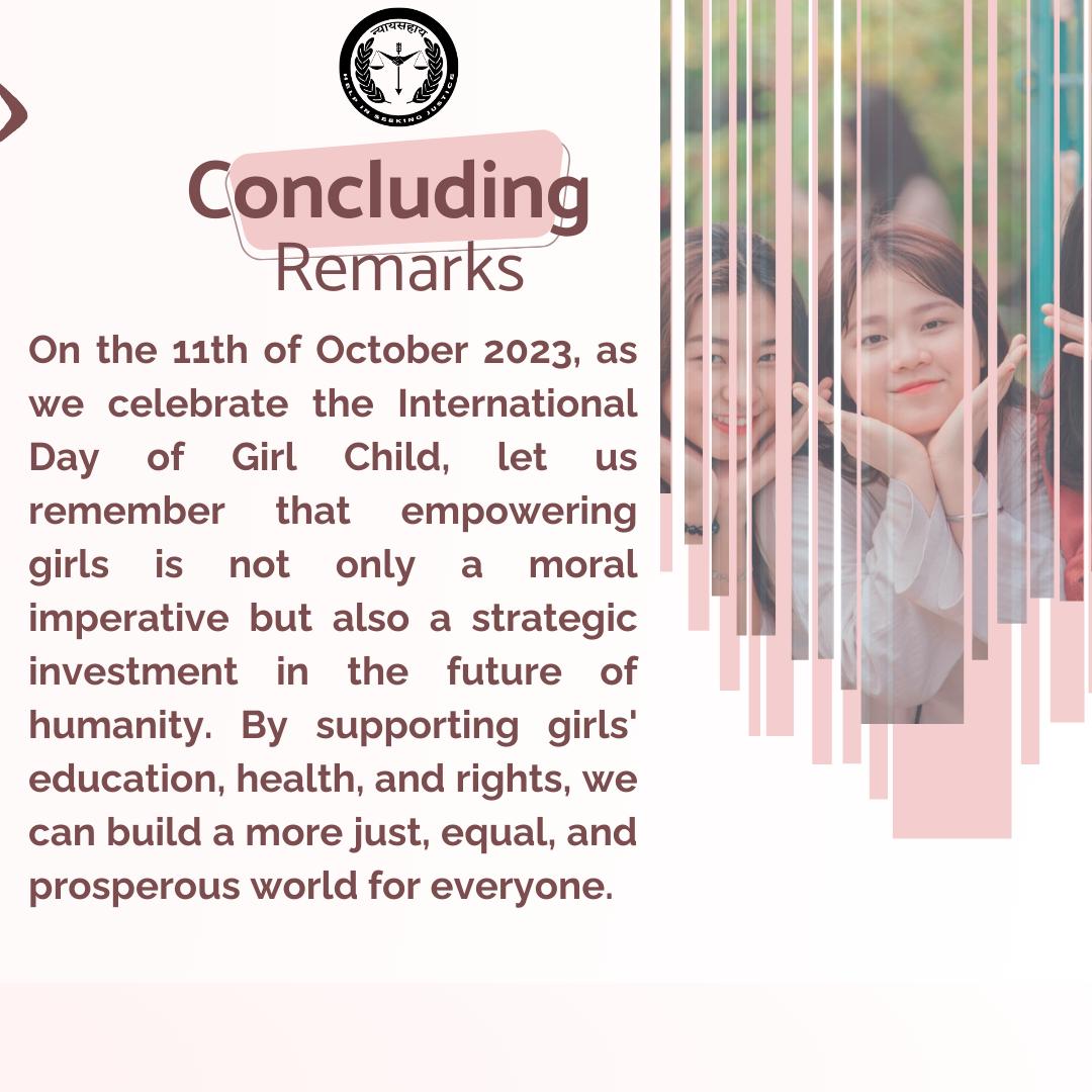 nyaysahay's tweet photo. This day, established by the United Nations, serves as a powerful reminder of the importance of girls' rights and the unique challenges they face across the world.
The theme of this year's International Day of the Girl Child is a call to action: "Invest in Girls' Rights" https://t.co/fQnrnBDwIK