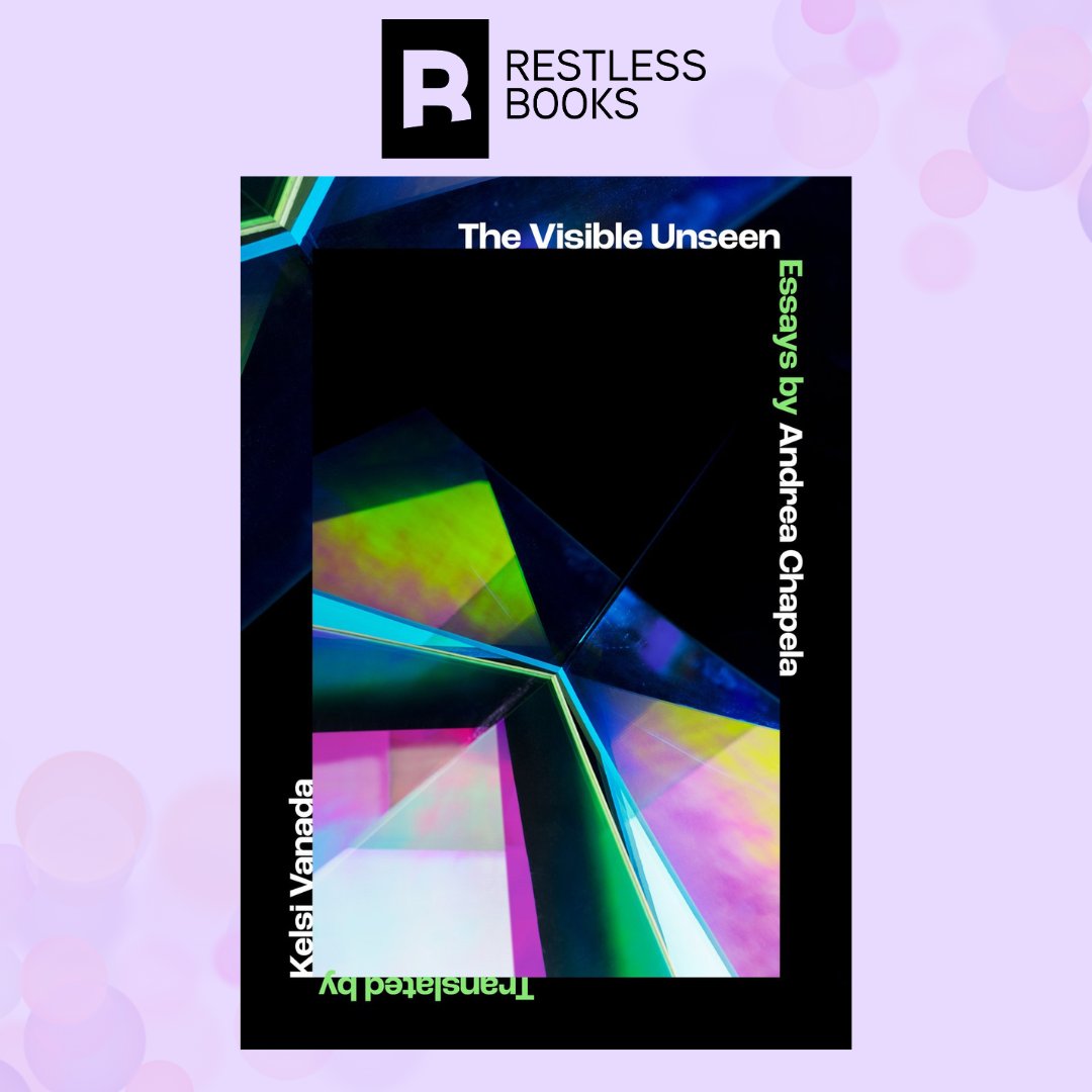 🎊Happy first pub anniversary to THE VISIBLE UNSEEN, written by @AndreaChapela and translated from the Spanish by @KelsiVanada! 🪞Go grab yours at our Amherst, MA storefront or on our website with FREE SHIPPING! bit.ly/VisibleUnseen