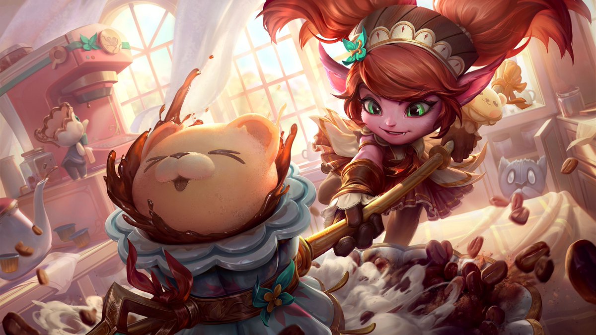 ilovemysupp's tweet photo. Splash Arts de los próximos aspectos:
• Jinx Monerías de Café
• Lulu Monerías de Café
• Poppy Monerías de Café
• Rumble Monerías de Café

#LeagueOfLegends https://t.co/sDIhUsGZZr