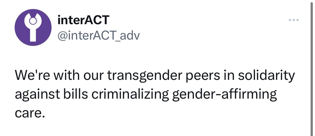 The same people advocating against medically necessary interventions for “intersex” individuals are the same people advocating for medically unnecessary interventions for individuals who think they are the other sex.