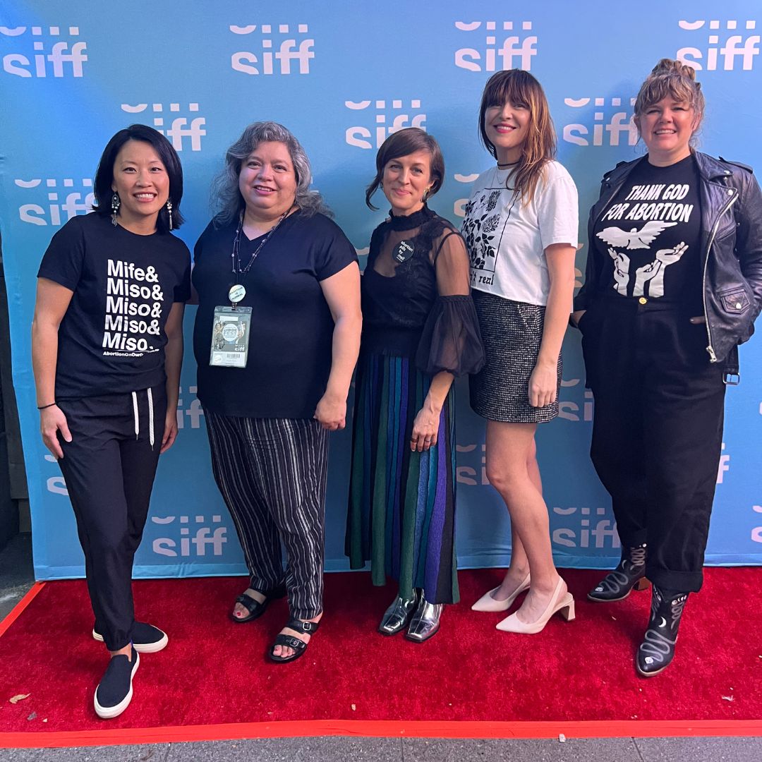 We're still beaming after our Deputy ED, Mercedes Sanchez, joined forces with other  abortion access advocates this past weekend at the @SIFFnews @plancmovie viewing! A huge thanks to every inspiring panelist! @ameliabonow @amyjmerrill @shoutyrabortion @plancpills
