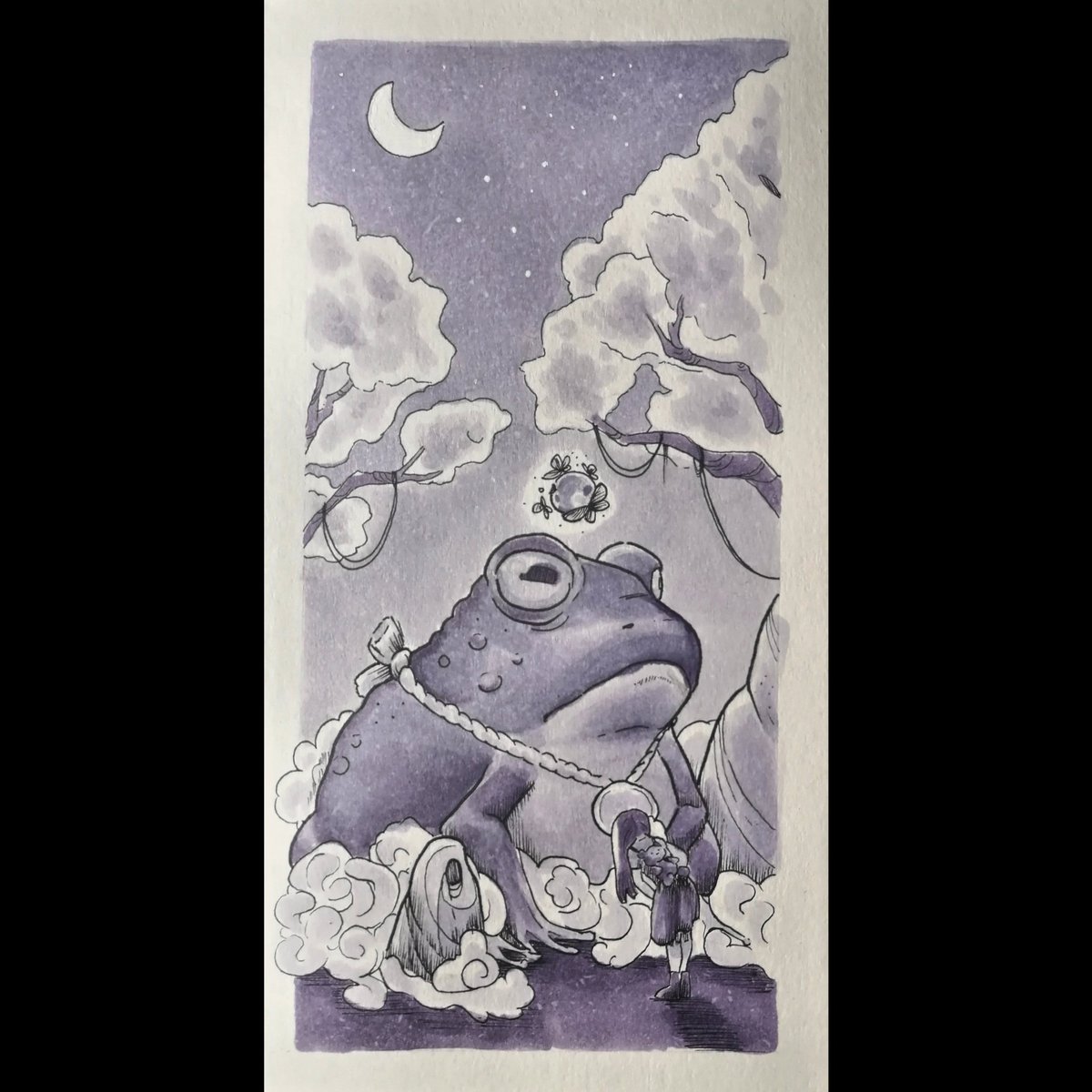 eroviah_'s tweet photo. #Inktober day 8: Toad https://t.co/wA36WTu8ME