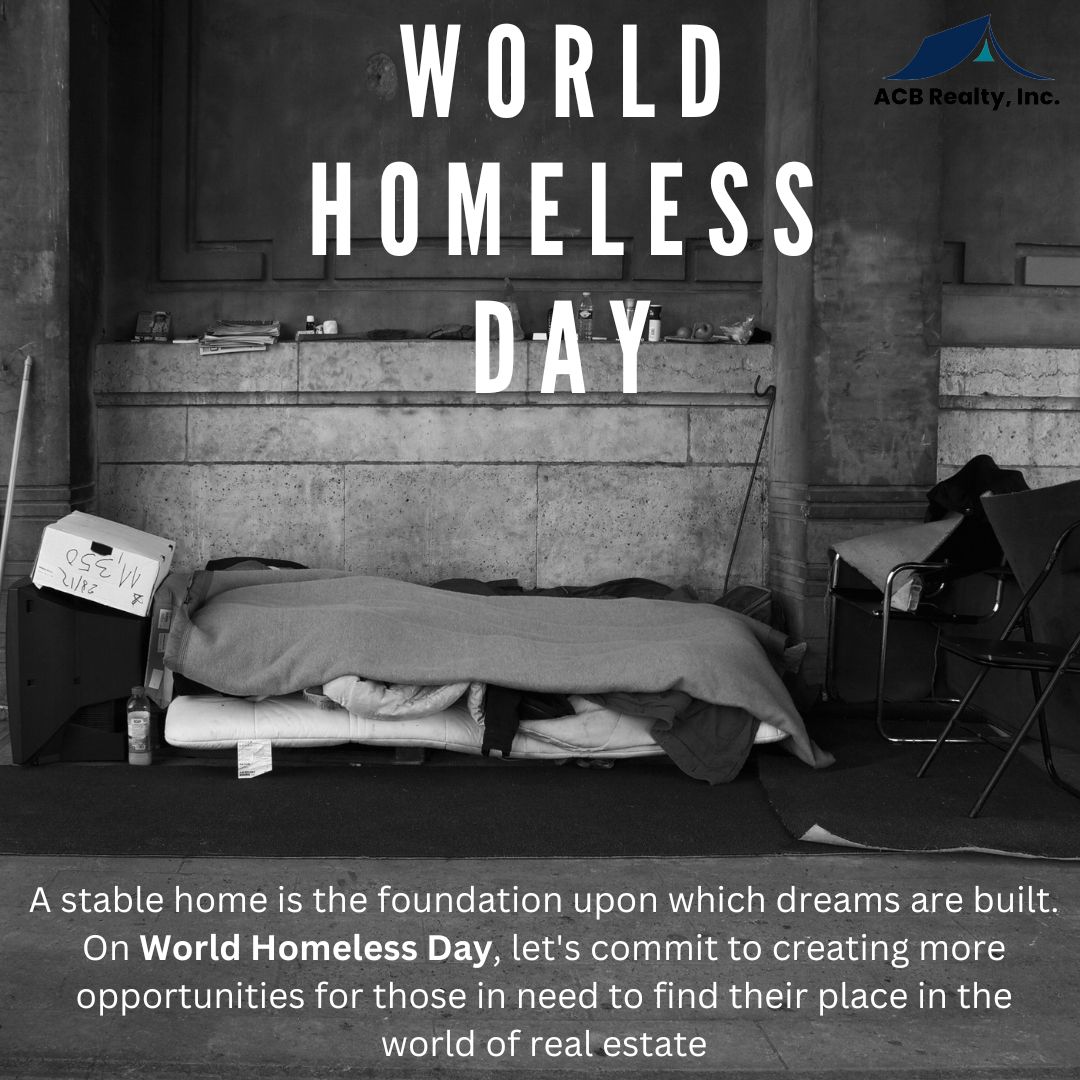 🏡 Home is where the heart is, and on this #WorldHomelessDay, we're reminded of the importance of shelter and compassion. 💙

 #homeforall #communityfirst #giveback #realestatewithheart #worldhomelessday #realtor #home
