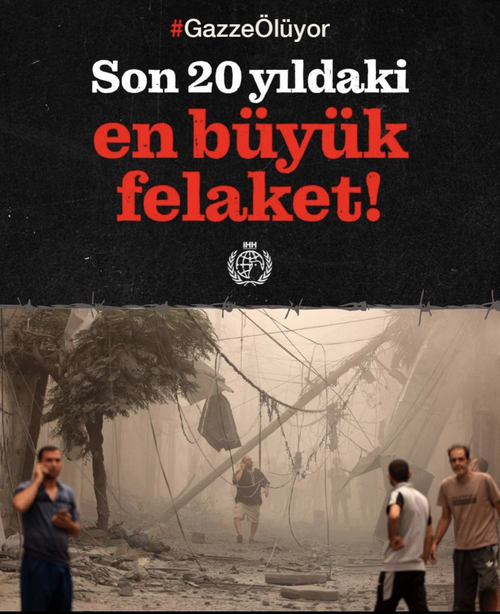 İsrail yıllardır yaptığı hukuksuz savaşa devam ediyor. Hem de dünyanın gözü önünde ve gözünü kırpmadan. #GazzeÖlüyor