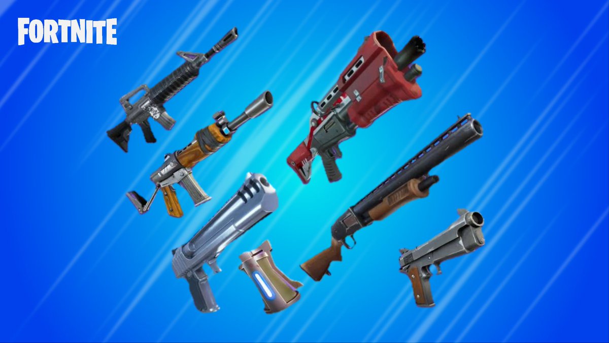 Jorge_Most's tweet photo. Las armas OG volverán en la siguiente temporada, hay alguna que tengas ganas de volver a usar? #Fortnite https://t.co/nJ84VBhZNk