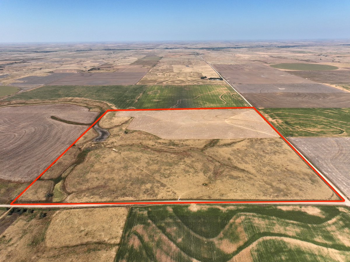 Land Auction in Hoxie, KS!

480 +/- Acres of Cropland and Grass in Sheridan County, KS to be sold at auction on October 11. The auction will be held at 10:30 AM CDT at the 4-H Building in Hoxie, KS. 

Farm &amp; Ranch Realty, INC. 
Broker - Donald L. Hazlett 

frrmail.com/listings/baint…