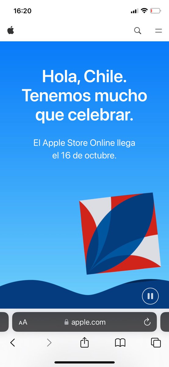 Lhuis's tweet photo. ¡Ya es oficial! Apple Store Online llega a Chile el 16 de octubre.🎉👏👏👏👏👏
https://t.co/WQ2obo2moV https://t.co/vUMthCkUk7