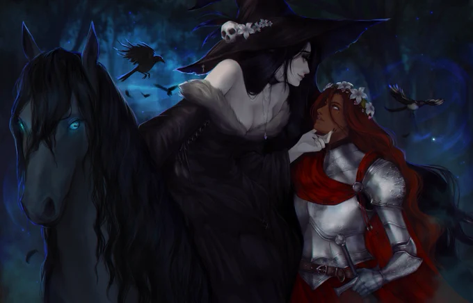 It's #PortfolioDay ? I'm Ravie and boy do I love gothic ladies