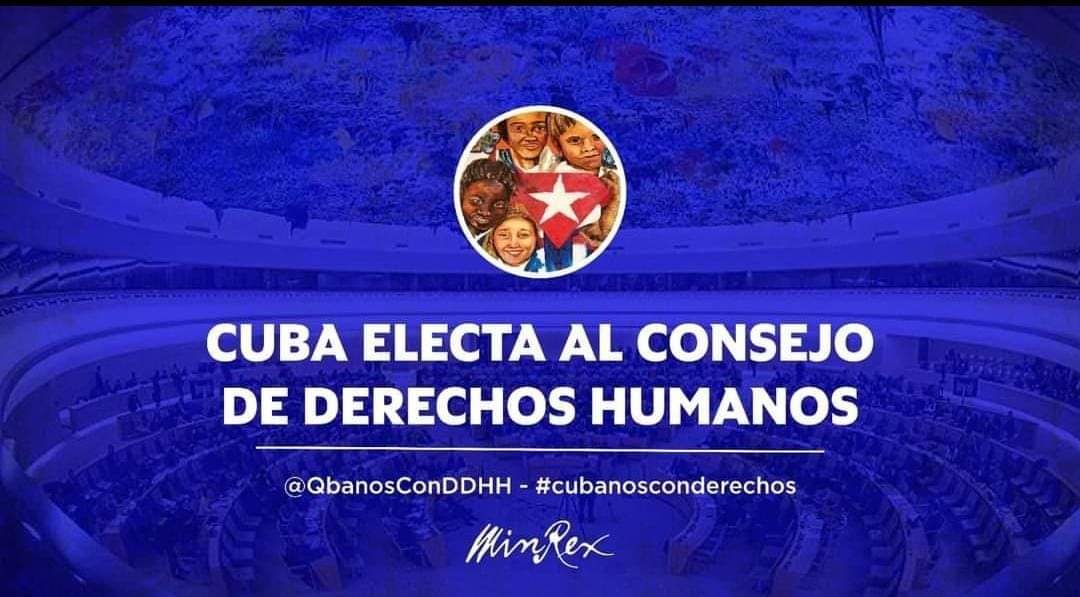 #VivaCuba Electa Cuba al Consejo de Derechos Humanos de la ONU cubaminrex.cu/es/electa-cuba…