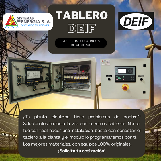 SesaPower's tweet photo. !Si su planta electrica tiene problemas de control, nosotros tenemos la solucion! Contactenos. #SESAPOWER #DEIF https://t.co/h3QusGUMyk