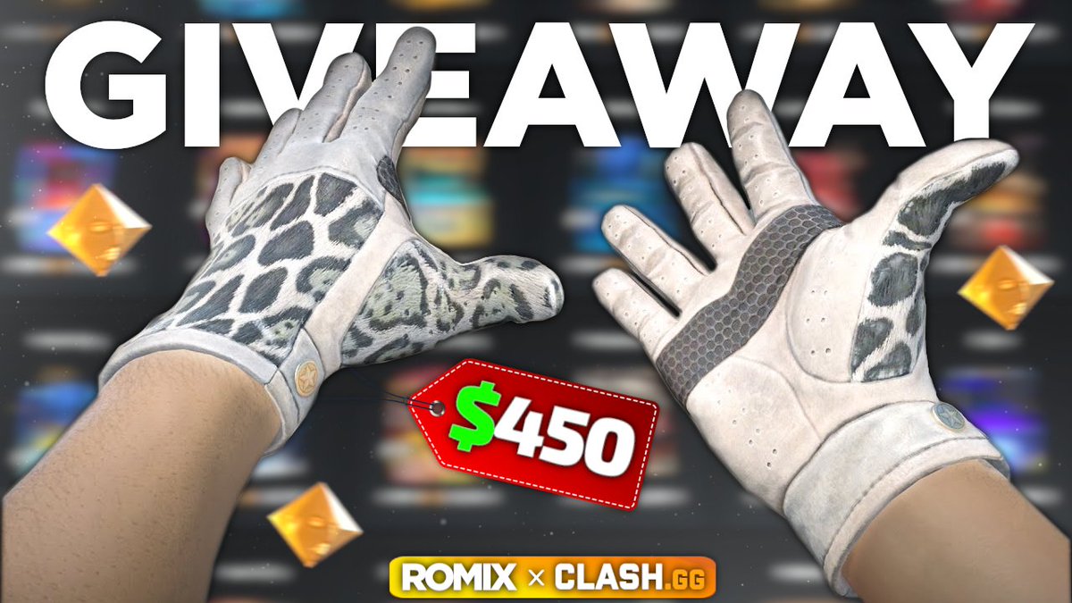 ★ Driver Gloves | Snow Leopard ★

CLASH.GG X  ROMIX SPONSORED GIVEAWAY

RT + TAG 2 + FOLLOW <a href="/clashdotgg/">ClashGG</a> - <a href="/RomixUS/">Romix</a>

MUST BE UNDER AFFILIATE CODE:
clash.gg/r/ROMIX

MUST SHOW PROOF OR DISQUALIFIED!

#CSGO #CS2 #CS2Giveaway #Giveaway #CSGOGiveaway #Kick