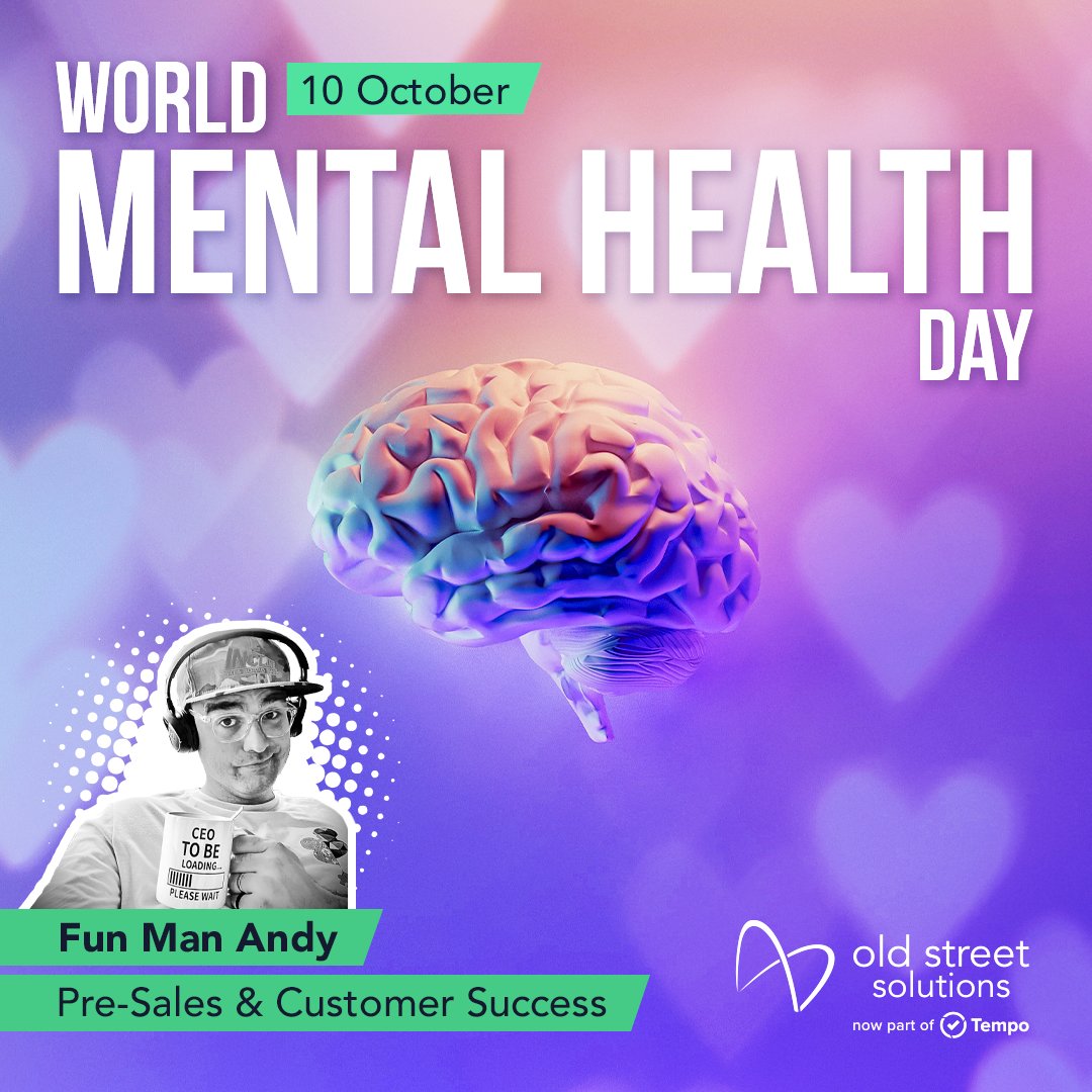 Today we're celebrating #WorldMentalHealthDay with the awesome <a href="/TheFunManAndy/">The Fun Man</a> who's been honest with the team about his struggles since day one. Our thoughts go out to everyone else who may be struggling in this cruel and messy world! ♥️