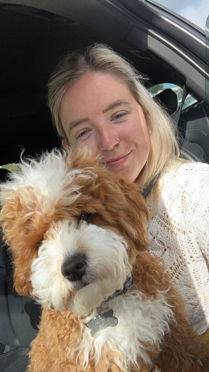 kayla_howells's tweet photo. This #WorldMentalHealthDay2023 I thank my lucky stars for my little pup, my save and grace wish I’d got a little companion years ago 💓 https://t.co/kP1cBevL3d